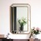 Homeroots Recatngle Gold Leaf Mirror with Angled Corners Frame 383725 - alternate 6